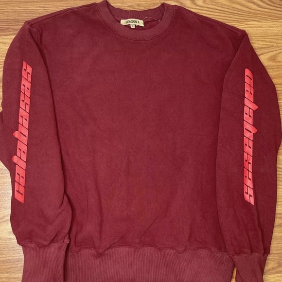 NWT Yeezy Season 4 Calabasas Crewneck Sweatshirt Size Small and Large - Picture 2 of 2
